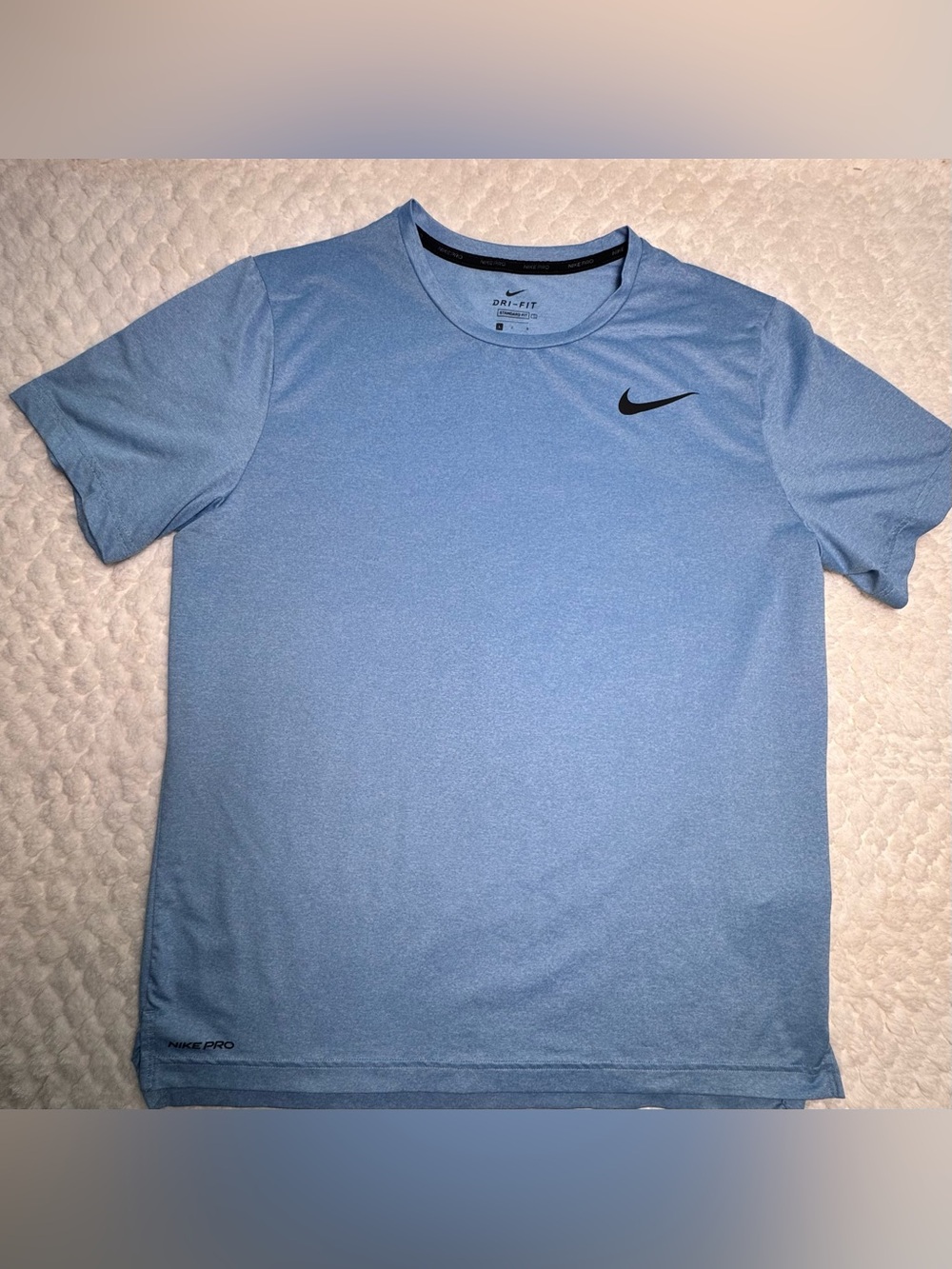 Nike Pro Dri-FIT Blue Athletic Training Shirt Men’s Large